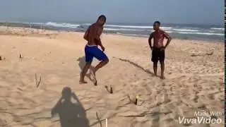 BEACH DRILLS #BALLWORK #LARYEATOTTI #RASKUUKU #GHANA #ITALY #FIFAAGENT #SOCCERAGENT