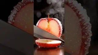 Satisfying Cut 😌 #satisfying #satisfyingreels #apple #foodie