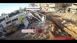 IDF Released footage of Tunnel inside Al Shifa Hospital