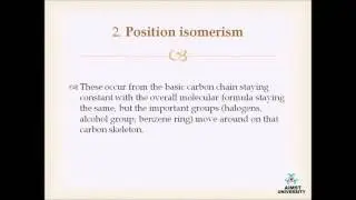 STRUCTURAL  CONSTITUTIONAL ISOMERS