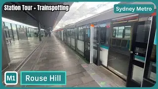 Jason's Transport Vlog 77: Rouse Hill Station Tour + Quick Trainspotting Session