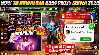 How To Download Proxy Server 💯😱🔥, proxy Server Free Fire Kaise Download Karen, Ob54 Proxy Server ff