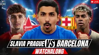 SLAVIA PRAGUE vs BARCELONA LIVE Match Today & Watchalong with UH Bro | Champions League 2025/26