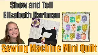 Applique: Sewing Machine Mini Quilt, #quilting  #love #quiltblock #showandtell #miniature #applique
