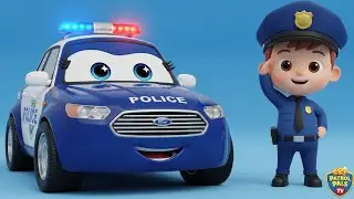 Catchy Kids Music: Police Car on Duty Song
