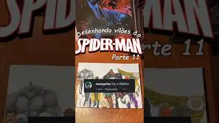 Electro ⚡ - vil&otilde;es do Homem-Aranha - parte 11 #spiderman #speedart #marvel #desenho #drawing