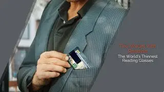 Keep your Reading Glasses in your Wallet! | ThinOptics | Readers + Reading Glasses