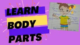 Body Parts#EVS class2#EVS Worksheet @Easy Wise Learning