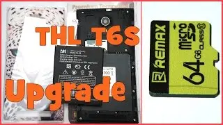 Апгрейд THL T6S/Батарея/Стекло/Чехол + REMAX Micro SD 64Gb.