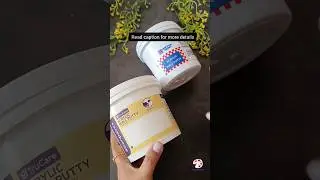 🙋&zwj;♀️texture paste with wall putty, gesso n acrylic colour#youtubeshorts #trending#diycrafts#texture