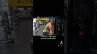 Build a massive triceps #triceps #onlinecoaching #bodybuilding