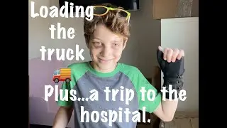 Last packing day! 📦 First day of loading 🚚Hospital trip🏥