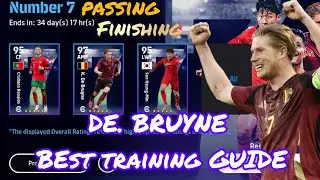 Kevin De Bruyne best training guide. New kdb best training #efootball24 #kdb #debruyne