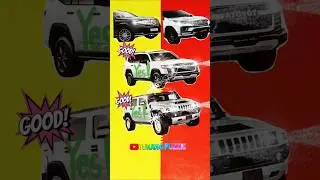 wrong head change puzzle game ‼️Toyota land cruiser and Hummer H2‼️#shorts #puzzle #automobile