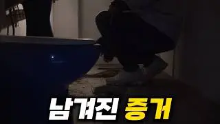 선명한 핏자국 시체벌레 , 루미놀을 해봤더니