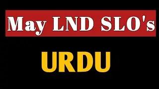 LND Urdu SLOs, Urdu SLO's Urdu SLO's, class 3 LND, News Diary Official