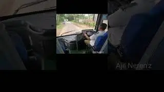 Expert Volvo bus driver maneuvering Speed breaker in Style #volvobuses