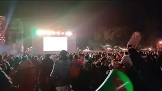 أجواء مباراة المغرب وزامبيا من داخل FAN ZONE  أجواء حماسية رائعة مع  كل الجنسيات 🎉🎉🎉 