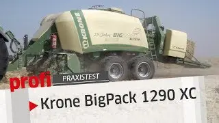 Krone BigPack 1290 XC im Gro&szlig;ballenpressen-Vergleichstest (6/7) | profi #Praxistest