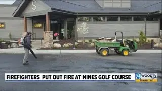 Firefighters put out fire at Mines Golf Course