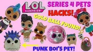 LOL Surprise Pets Series 4 Eye spy Decoder Gold Ball Hacks Cheeky Hedgehog Coco Hammy Twins Found