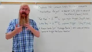 College Physics 2 - Lesson 3.4f - Nuclear Weapons