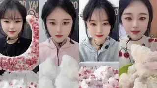 ( HER SOLO ) ASMR ICE EATING / CRUSHED ICE / SOFT ICE /