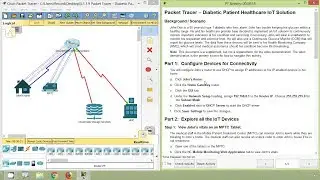 5.1.1.9 Packet Tracer - Diabetic Patient Healthcare IoT Solution