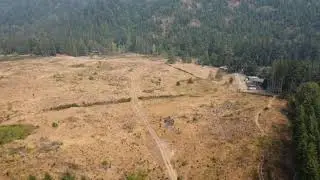 flying around the family homestead in North Douglas County Oregon