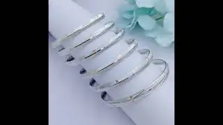 999 Pure Silver Men Kada | Available on IndiaMART