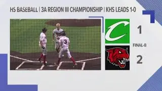HS Baseball 2019: Region III Championship GM 1, #8 Kirbyville 2 Pollok Central 1