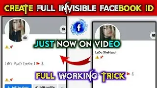 Create full invisible name fb id 2023 | how to make invisible name on facebook id | Blank name fb id