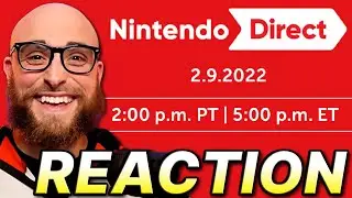 NINTENDO DIRECT 2/9/2022 LIVE REACTION! Splatoon 3 or Zelda BOTW 2 Release Date?! LETS HOPE!