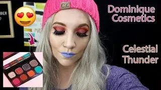 Testing The Dominique Cosmetics Celestial Thunder Pallete We Got In Our BoxyCharm