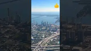 3D Aerial View Of City in Aeroplane ❤️ #shorts