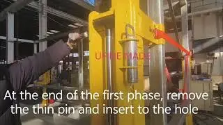 20 Ton container lifting jacks with hydraulic system#hydrauliclift #containerloading #autolift 
