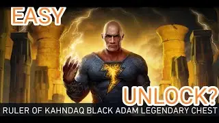 Ruler of Kahndaq Black Adam Legendary Chest opening Injustice 2 mobile
