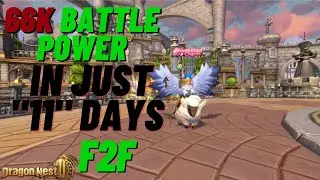 66K BATTLE POWER || SNIPER LIGHT ELEMENT || DRAGON NEST 2: EVOLUTION || F2F