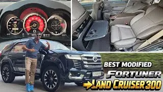 BEST MODIFIED FORTUNER TO LAND CRUISER WITH TOP GEAR RECLINER SEATS , AUTOMATIC SEAT TRAY...!!!