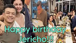Jericho Rosales' Early Birthday Surprise with Mommager, Janine and Family, Santino and Friends! Wow🥰