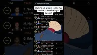 When the Wavier claim doesn't go through #fantasyfootball #funny #nfl #week3 #meme