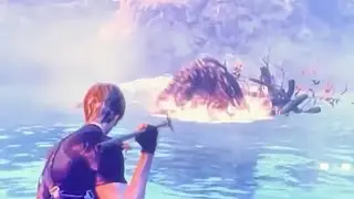 RE 4 Remake Del Lago boss fight! Hardcore mode w/h commentary! Previously recorded LIVE