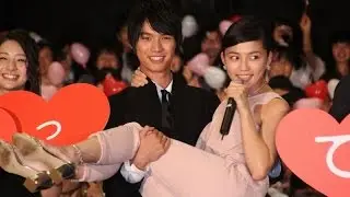 川口春奈がお姫様だっこ！「好きっていいなよ。」初日舞台あいさつ 映写機トラブル、マイクトラブルも発生！　#Say I love you　#movie