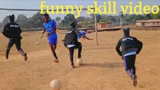 Funny video football skill fun #footballfunny
