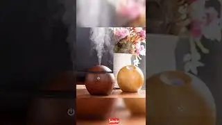 2 beautiful Mini Silent Humidifier for Household Car Humidifier, Room & Bedroom (Auto Shut-Off)