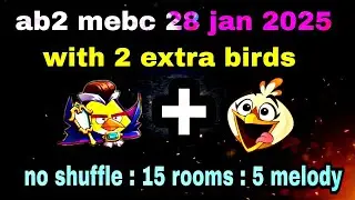 Angry birds 2 mighty eagle bootcamp Mebc 28 jan 2026 with 2 extra birds chuck+Melody#ab2 mebc today