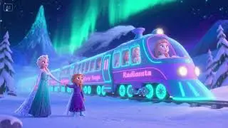 🌌✨ Elsa&rsquo;s Radiant Aurora Glow Express | Frozen Fantasy Kids Song ❄️🎶