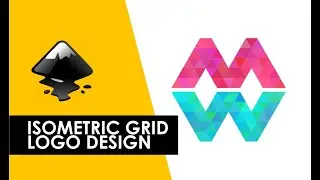 ISOMETRIC GRID LOGO DESIGN IN INKSCAPE