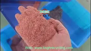 BSGH New Integral Cable Granulators Wire Separator Machine With Own Electrostatic Separator Comes