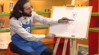 ვხატავთ ფუტკარი, დათვი და დათვის ბელი